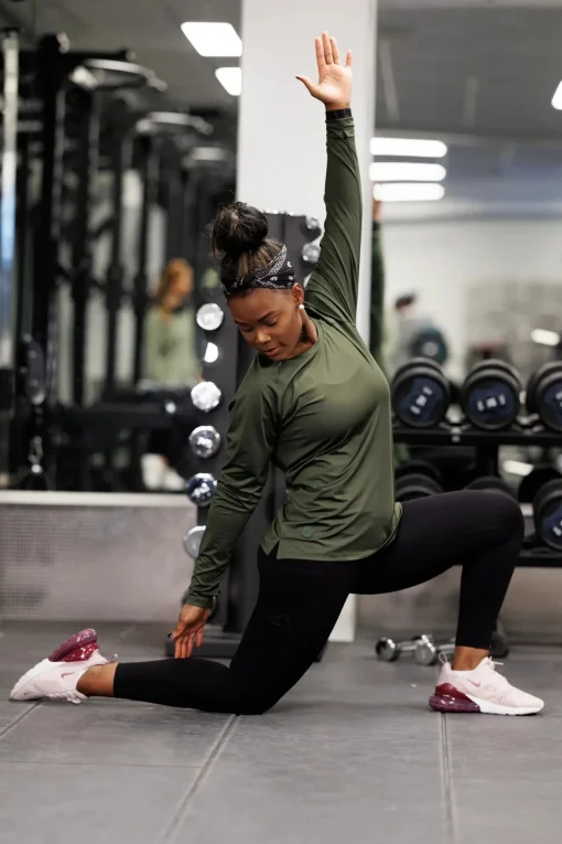 Active loose fit long sleeve - Dark green