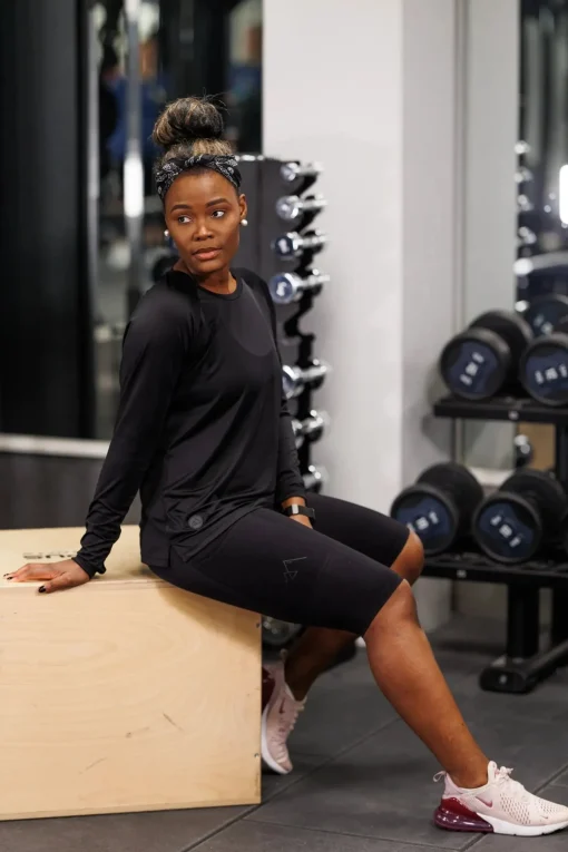 Active loose fit long sleeve - Black