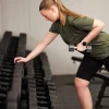 Active loose fit T-shirt - Dark green