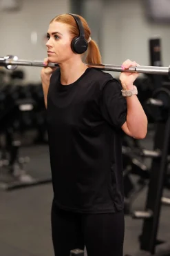 Active loose fit T-shirt - Black