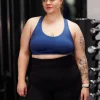 Active scrunch shape midi biker shorts - Black