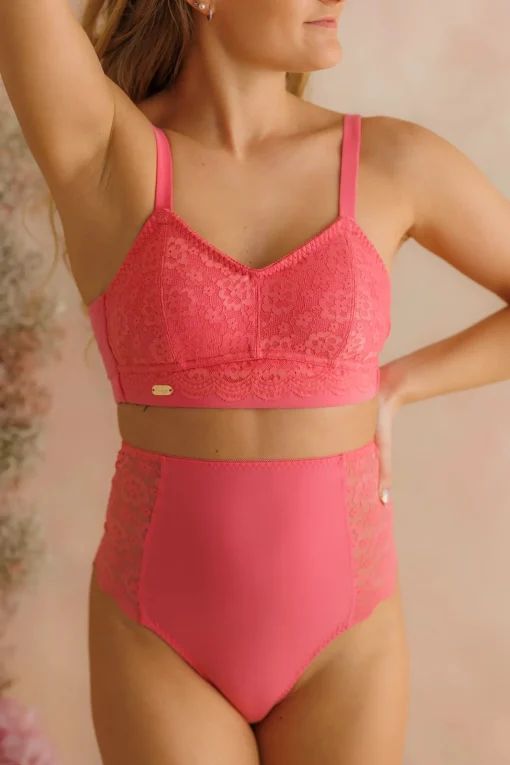 Ada Flower High Waist - Chateau Rose