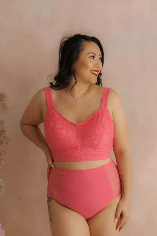 Ada Flower High Waist - Chateau Rose