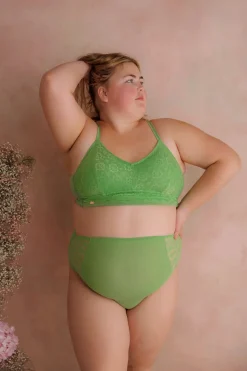 Ada Flower High Waist - Forest Shade
