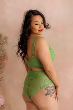 Ada Flower High Waist - Forest Shade