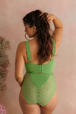 Ada Flower High Waist - Forest Shade