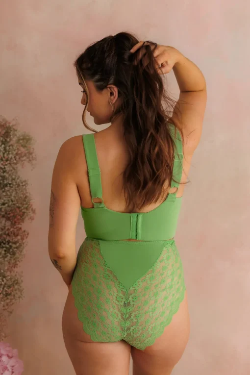 Ada Flower High Waist - Forest Shade