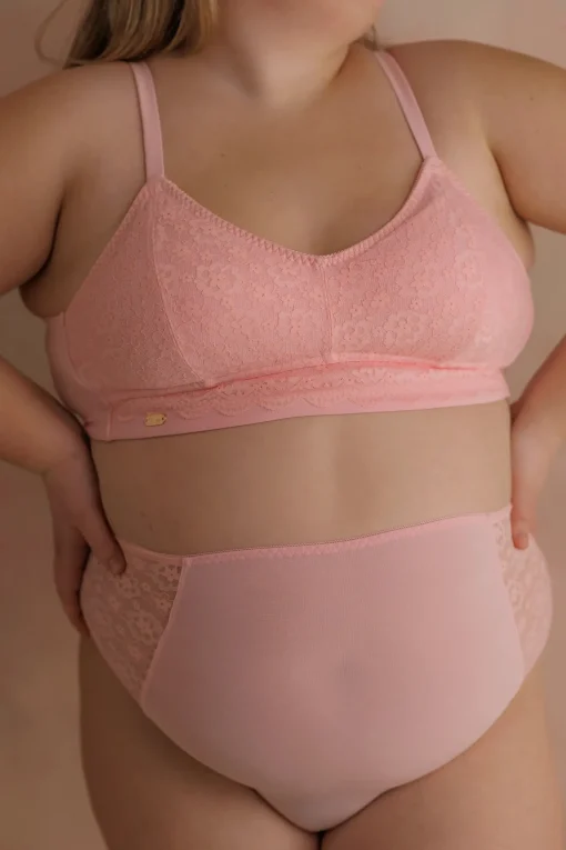 Ada Flower High Waist - Tickled Pink