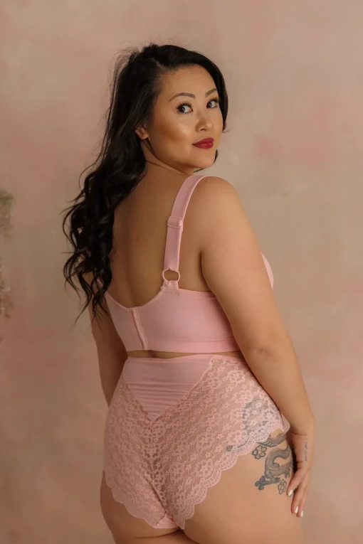 Ada Flower High Waist - Tickled Pink