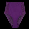 Ada High Waist truse - Mørk lilla
