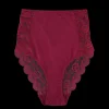 Ada High Waist truse - Mørk rød