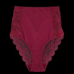 Ada High Waist truse - Mørk rød