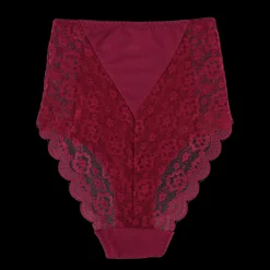 Ada High Waist truse - Mørk rød