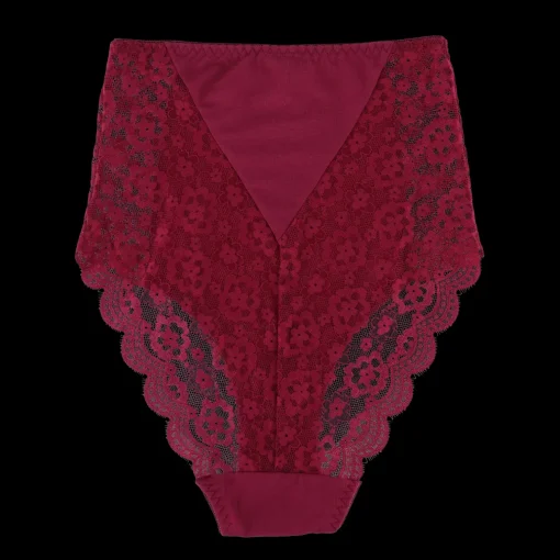 Ada High Waist truse - Mørk rød