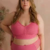 Aline Flower Bra Big Cup - Chateau Rose