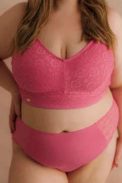 Aline Flower Bra Big Cup - Chateau Rose