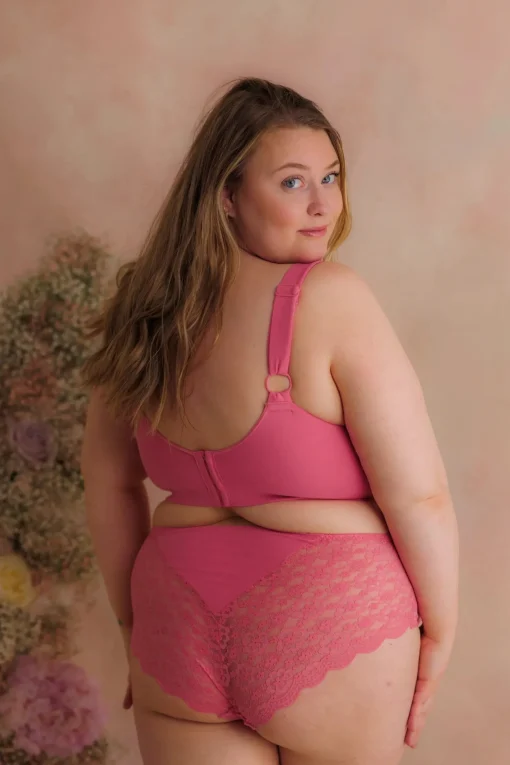 Aline Flower Bra Big Cup - Chateau Rose