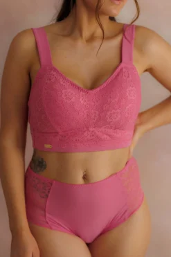Aline Flower Bra Big Cup - Chateau Rose