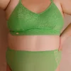 Aline Flower Bra Small Cup - Forest Shade