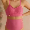 Aline Flower Bra Small Cup - Chateau Rose