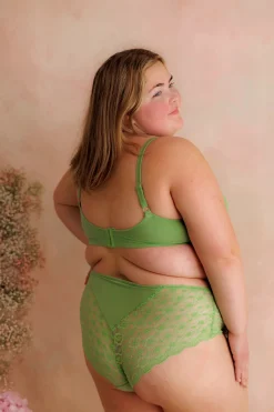 Aline Flower Bra Small Cup - Forest Shade