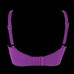 Aline Flower Small Cup BH - Mørk lilla