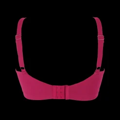 Aline Flower Small Cup BH - Mørk rød