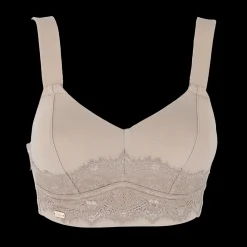 Amanda Basic Bra Big Cup - Silver Mink