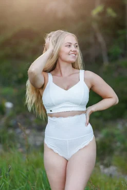 Amanda Basic Bra Big Cup - Bright White