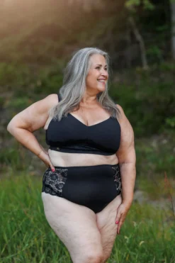 Amanda Basic Bra Big Cup - Black Onyx