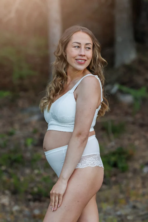 Amanda Basic Bra Big Cup - Bright White