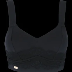 Amanda Basic Bra Big Cup - Black Onyx