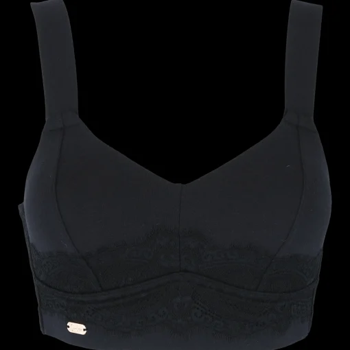 Amanda Basic Bra Big Cup - Black Onyx