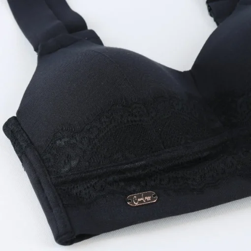 Amanda Basic Bra Big Cup - Black Onyx