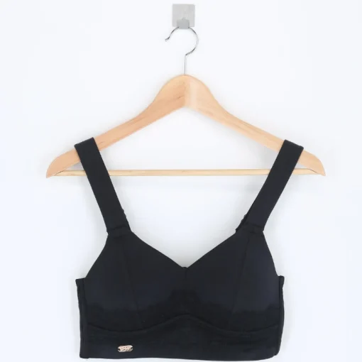 Amanda Basic Bra Big Cup - Black Onyx