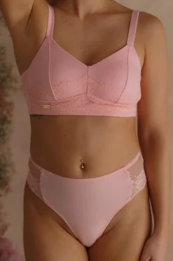 Amanda Basic Bra Small Cup - Tickled Pink