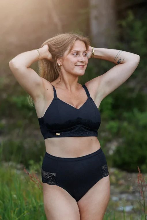 Amanda Basic Bra Small Cup - Black Onyx