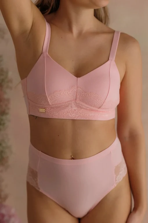 Amanda Basic Bra Small Cup - Tickled Pink