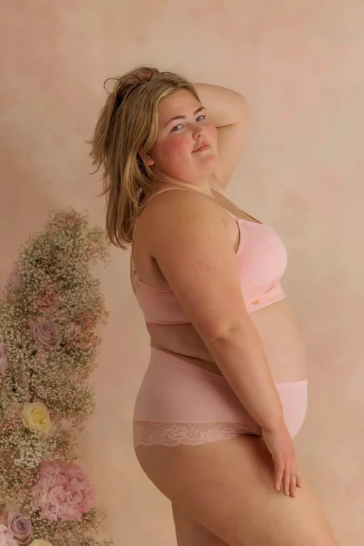 Amanda Basic Bra Small Cup - Tickled Pink
