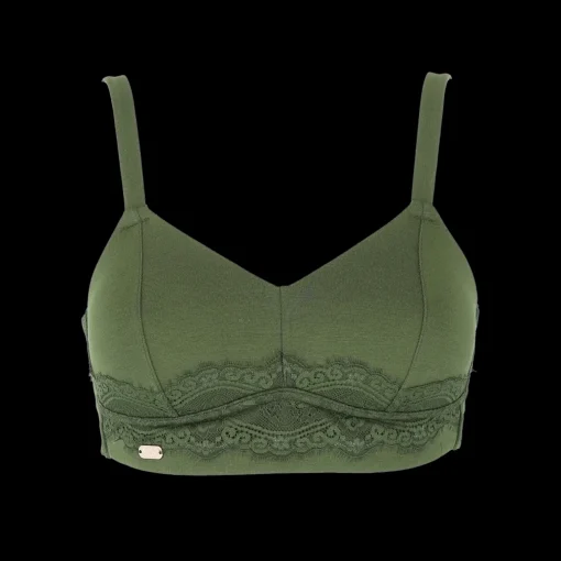 Amanda Small Cup BH - Mørk grønn