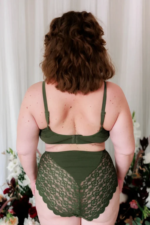 Amanda Small Cup BH - Mørk grønn