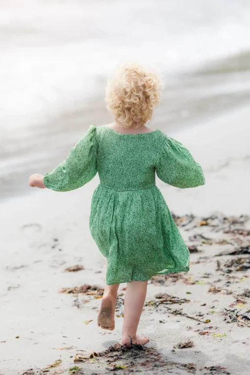 Anna barnekjole - Smoke Green