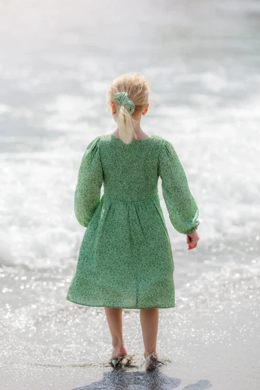 Anna barnekjole - Smoke Green