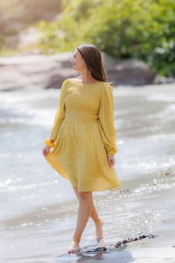 Anna kjole - Banana Cream