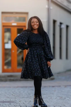 Anna kjole - Mørk blå