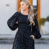 Anna kjole - Mørk grå