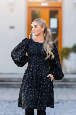 Anna kjole - Mørk grå