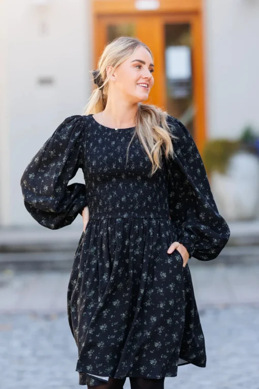 Anna kjole - Mørk grå