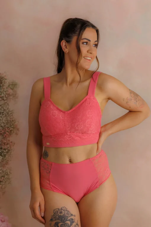Anne Flower Mid Waist - Chateau Rose