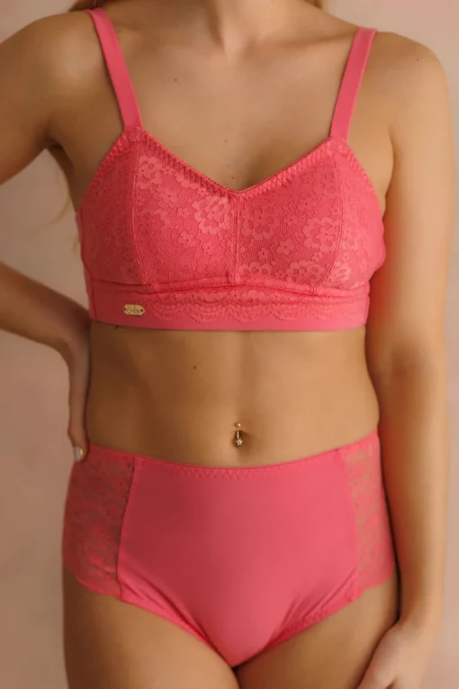 Anne Flower Mid Waist - Chateau Rose